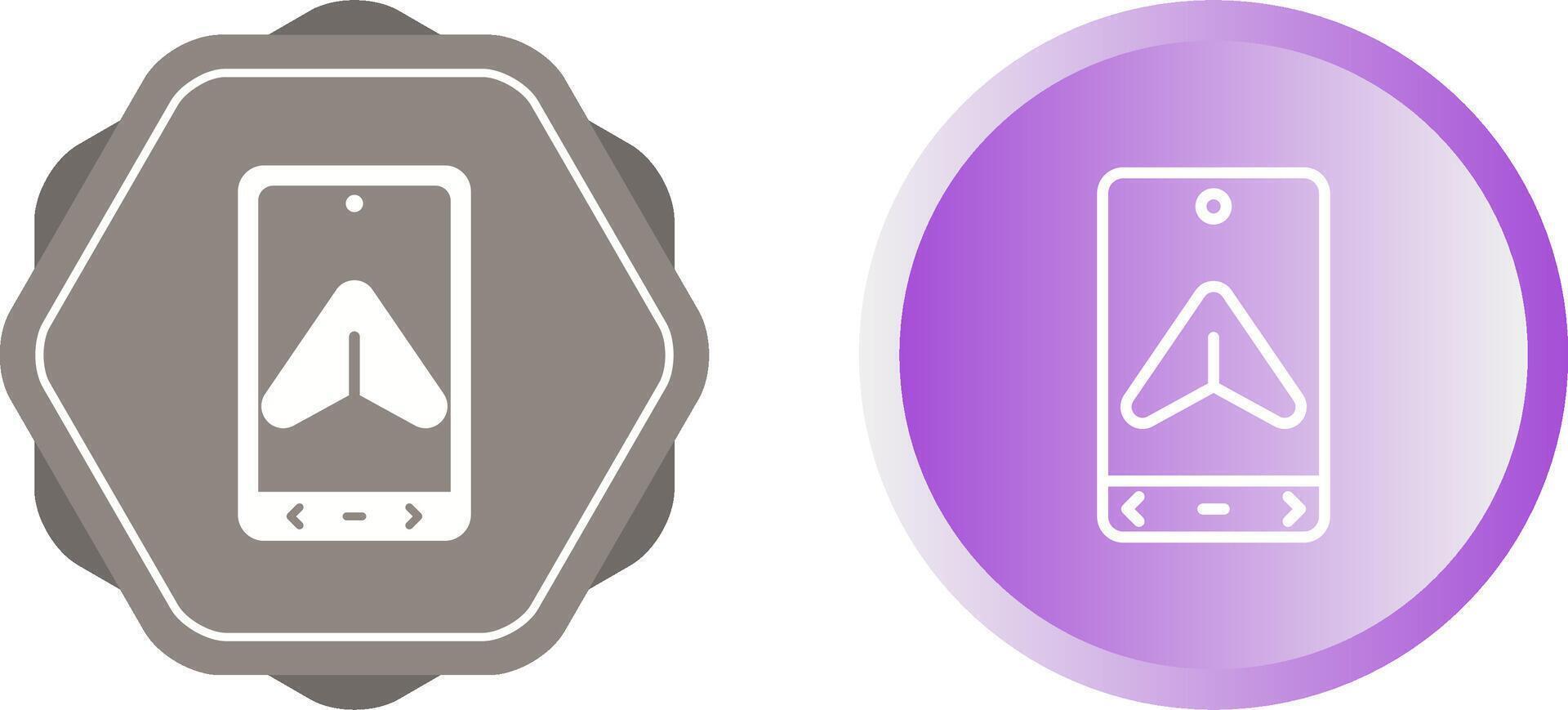 Geographisches Positionierungs System Navigation Vektor Symbol