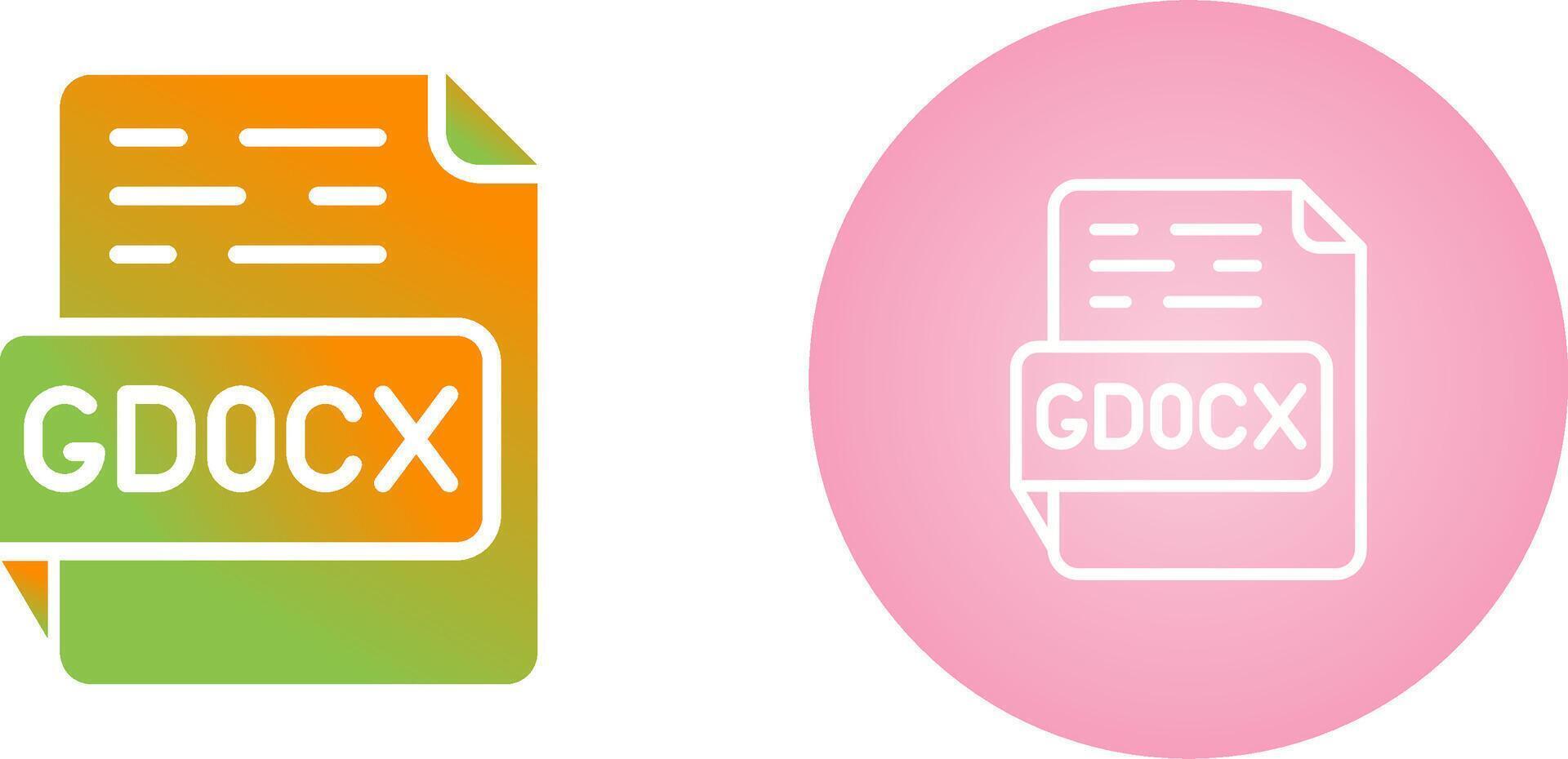 gdocx vektor ikon