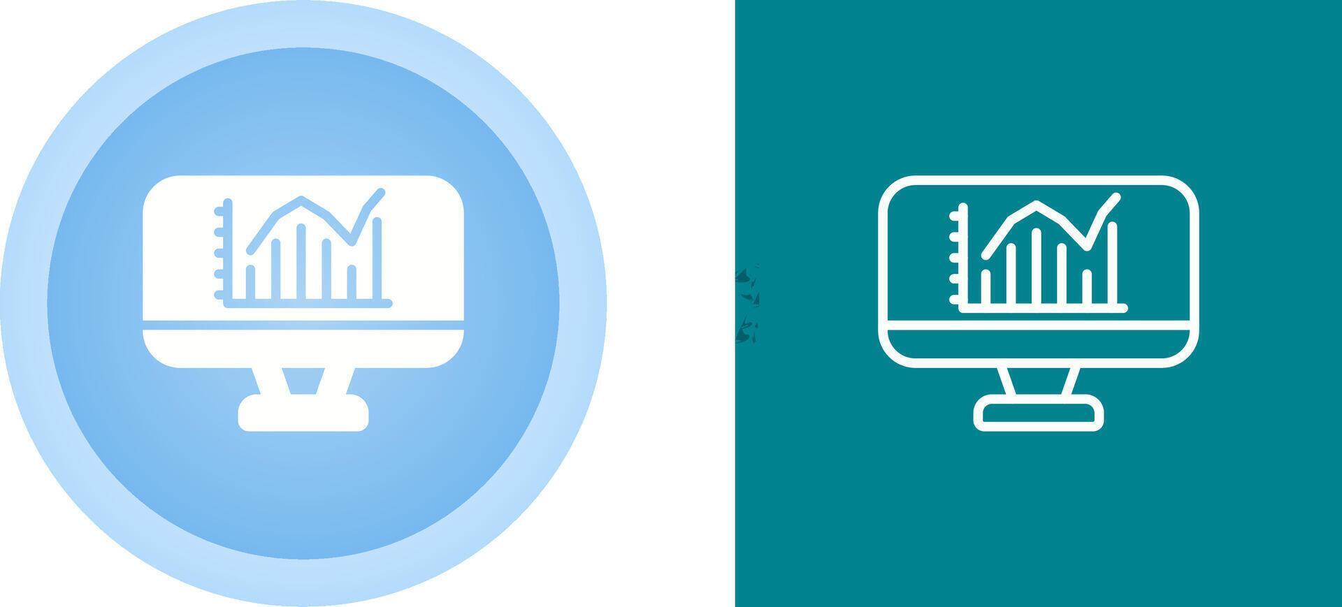 Statistik-Vektorsymbol vektor