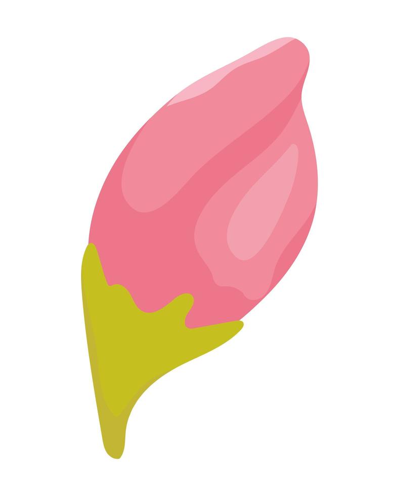 Darstellung der rosa Blütenblätter vektor