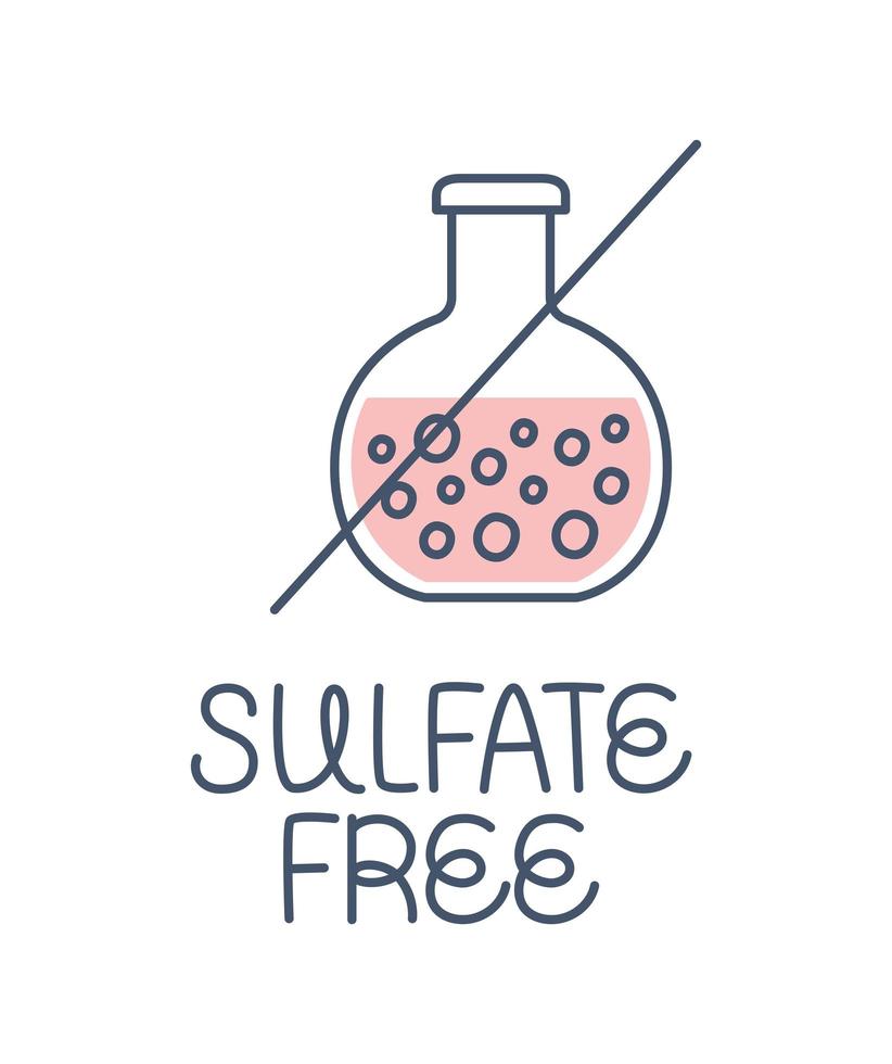 Sulfatfreies Symbol vektor