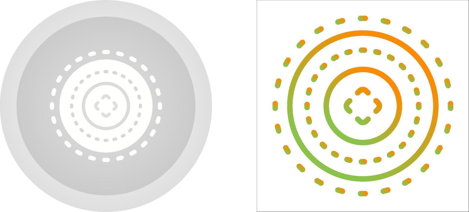 Zielvektorsymbol vektor