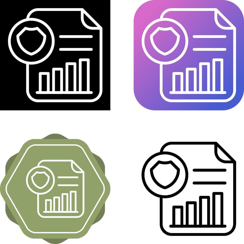 Privatsphäre Analytik Vektor Symbol