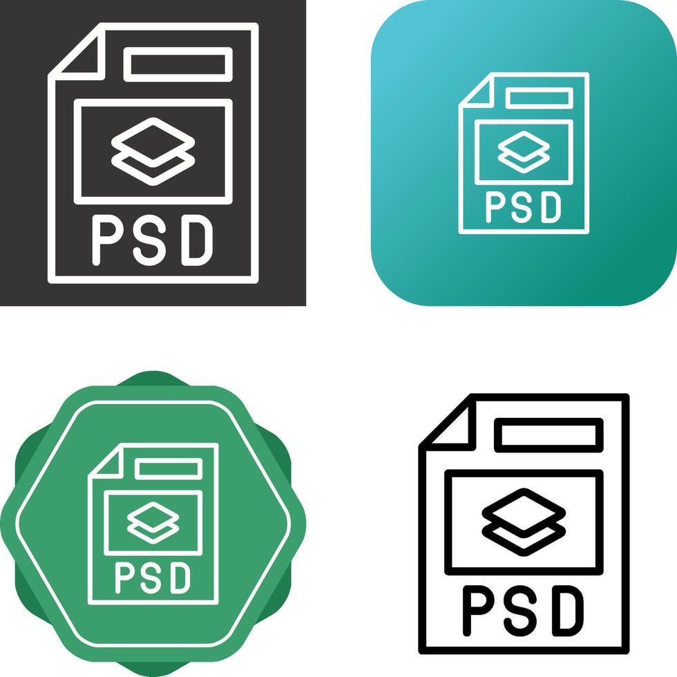 psd Datei Vektor Symbol