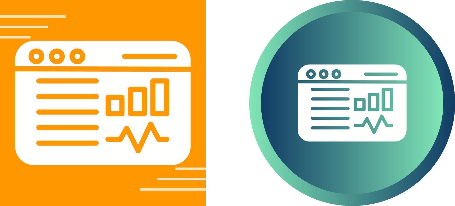 Sozial Medien Analytik Vektor Symbol