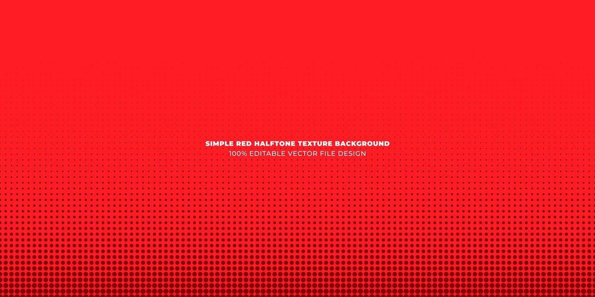 einfach rot abstrakt horizontal Hintergrund mit zart Halbton Vektor Textur