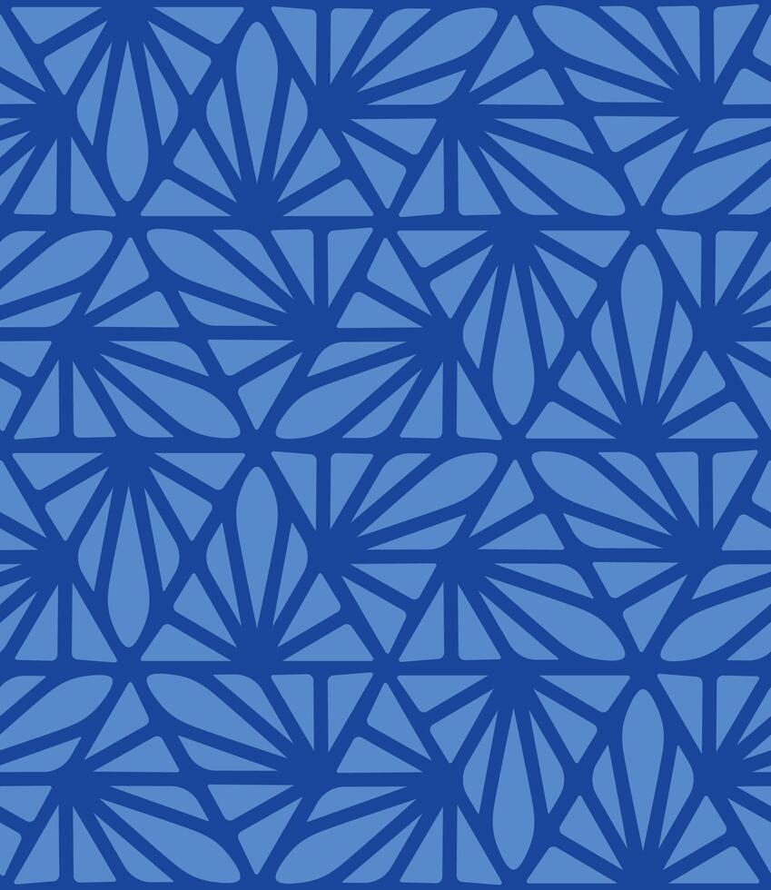 attraktiv sömlös blå mönster för omslag och bakgrund vektor