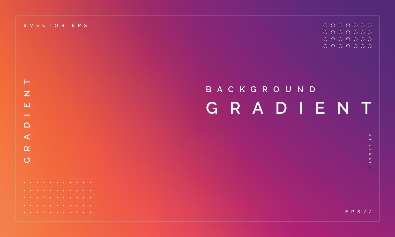 Orange und lila Gradient Hintergrund zum Fett gedruckt visuell Aussagen vektor