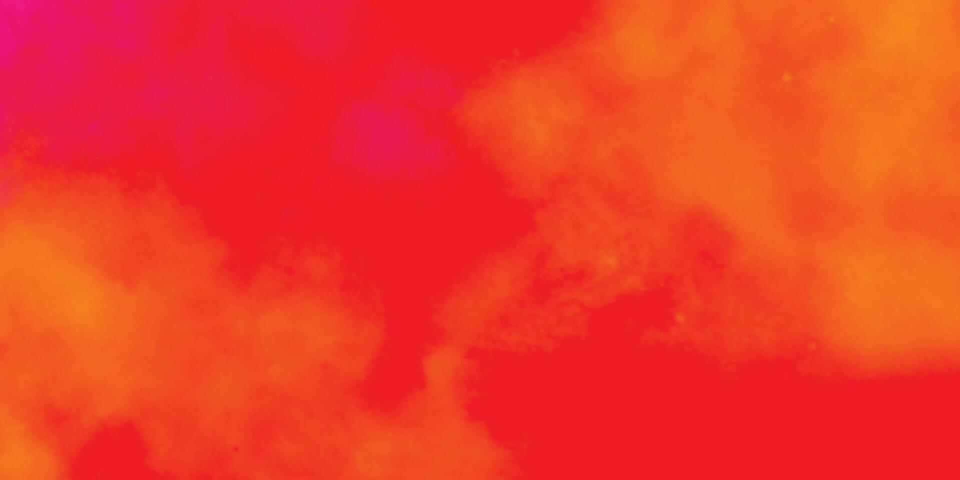 Aquarell rot Orange gemalt Hintergrund. Orange Sonne Wolken Hintergrund. rot und Orange Aquarell Hintergrund. bunt Grunge Textur vektor