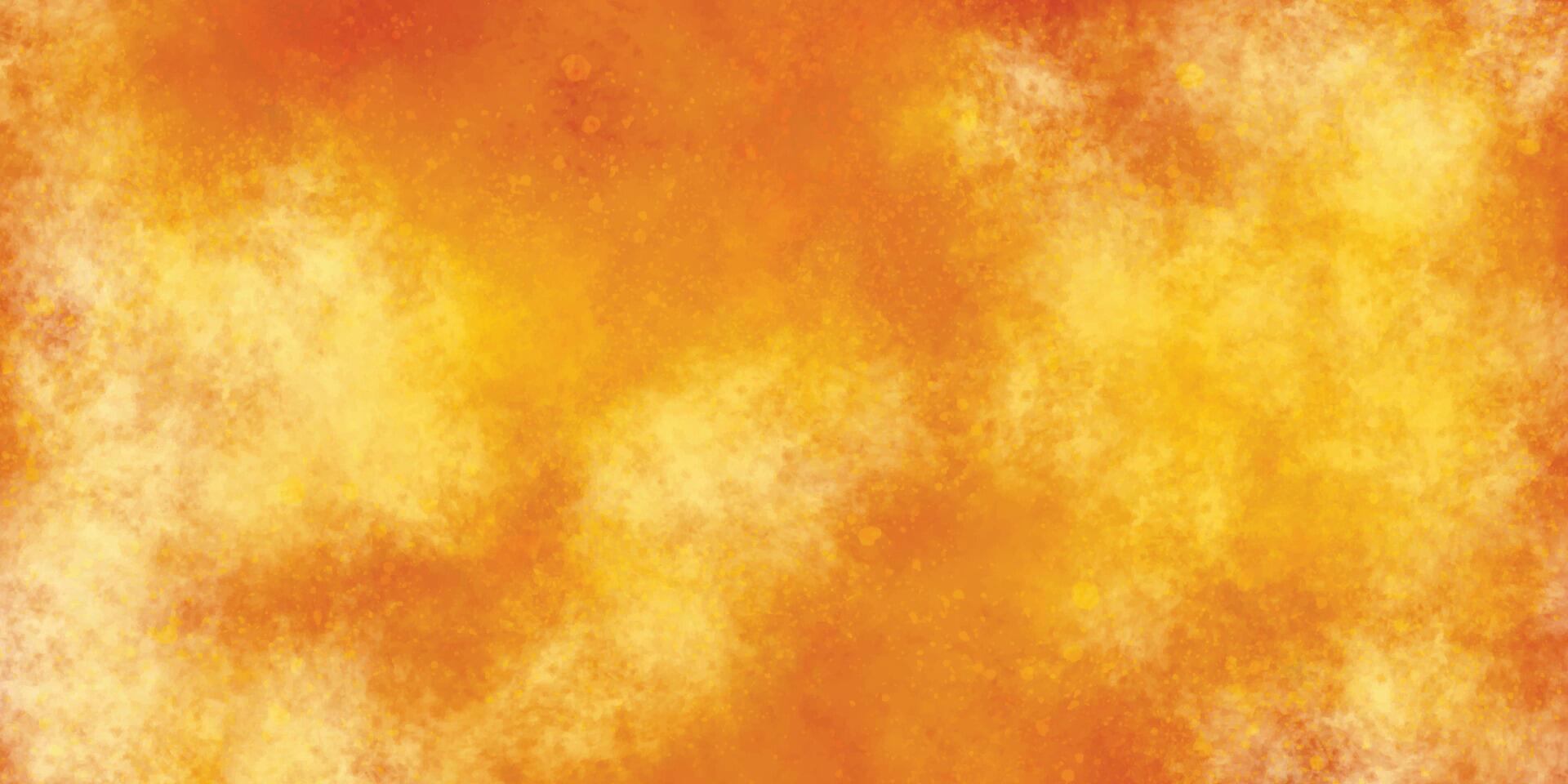 färgrik orange röd vattenfärg grunge textur. abstrakt bakgrund med vektor