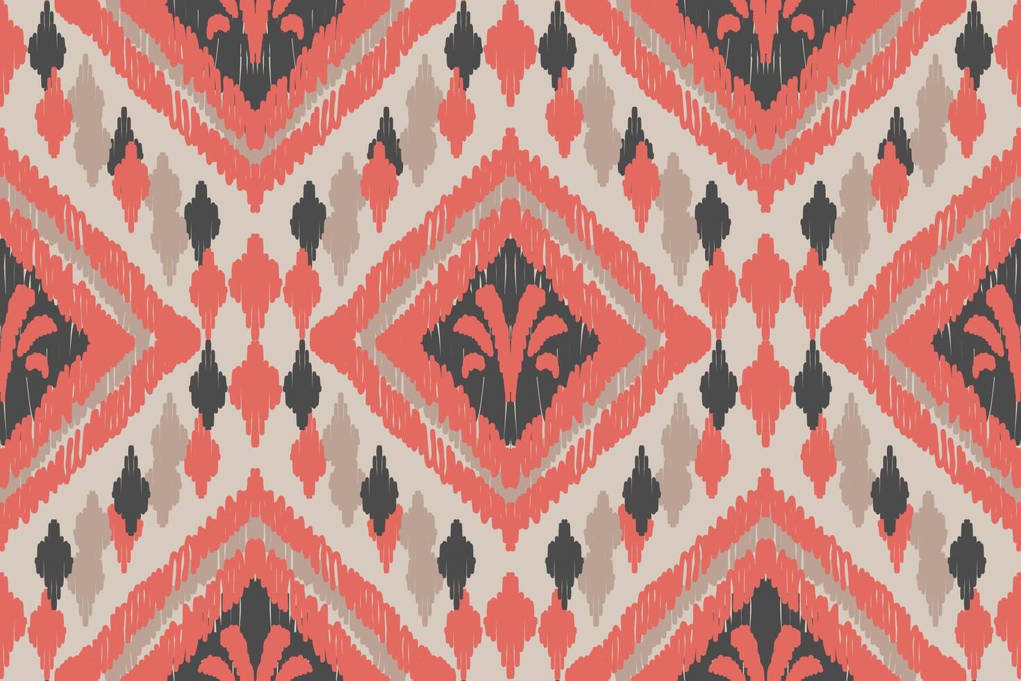 ikat stam- indisk sömlös mönster. etnisk aztec tyg matta mandala prydnad inföding boho sparre textil.geometrisk afrikansk amerikan orientalisk traditionell vektor illustrationer. broderi stil.