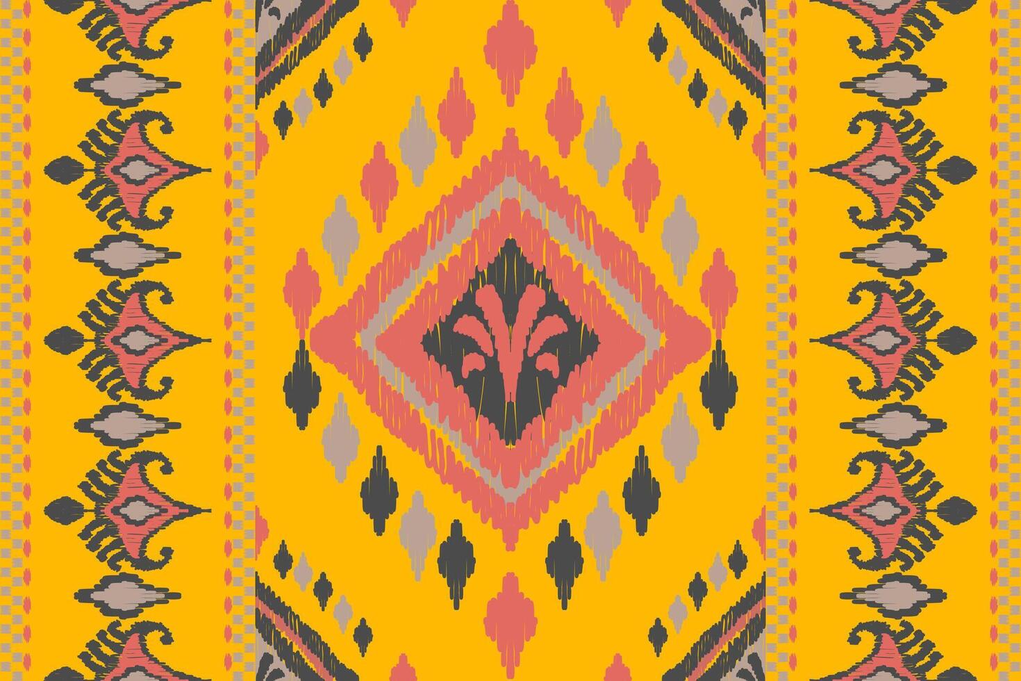 ikat stam- indisk sömlös mönster. etnisk aztec tyg matta mandala prydnad inföding boho sparre textil.geometrisk afrikansk amerikan orientalisk traditionell vektor illustrationer. broderi stil.