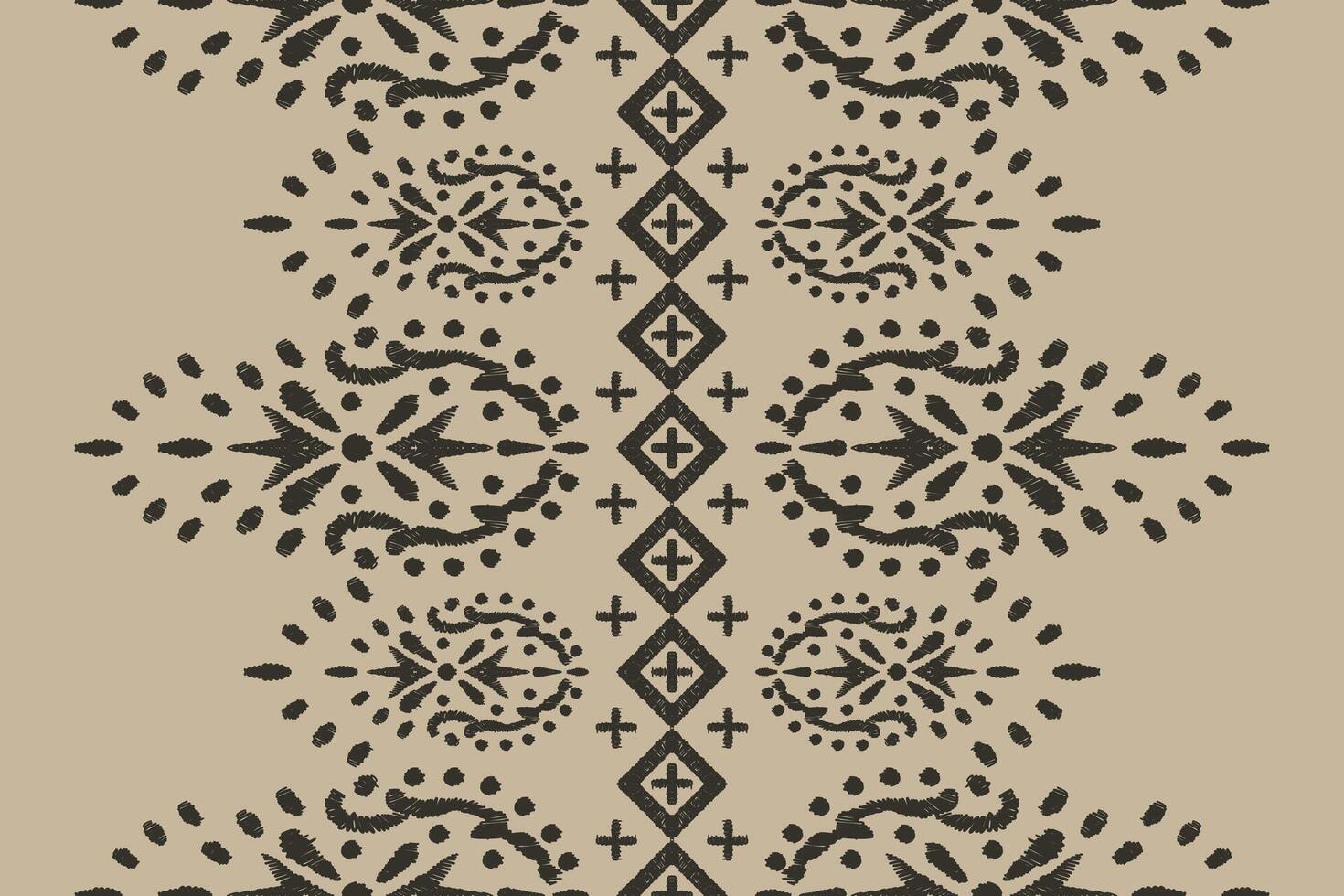 Ikat Stammes- indisch nahtlos Muster. ethnisch aztekisch Stoff Teppich Mandala Ornament einheimisch Boho Chevron textil.geometrisch afrikanisch amerikanisch orientalisch traditionell Vektor Illustrationen. Stickerei Stil.