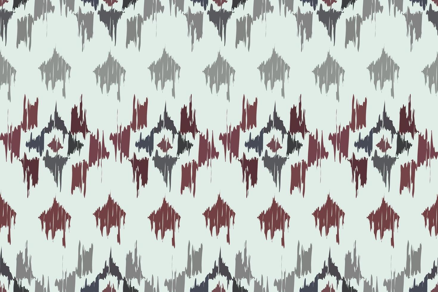 Ikat Stammes- indisch nahtlos Muster. ethnisch aztekisch Stoff Teppich Mandala Ornament einheimisch Boho Chevron textil.geometrisch afrikanisch amerikanisch orientalisch traditionell Vektor Illustrationen. Stickerei Stil.