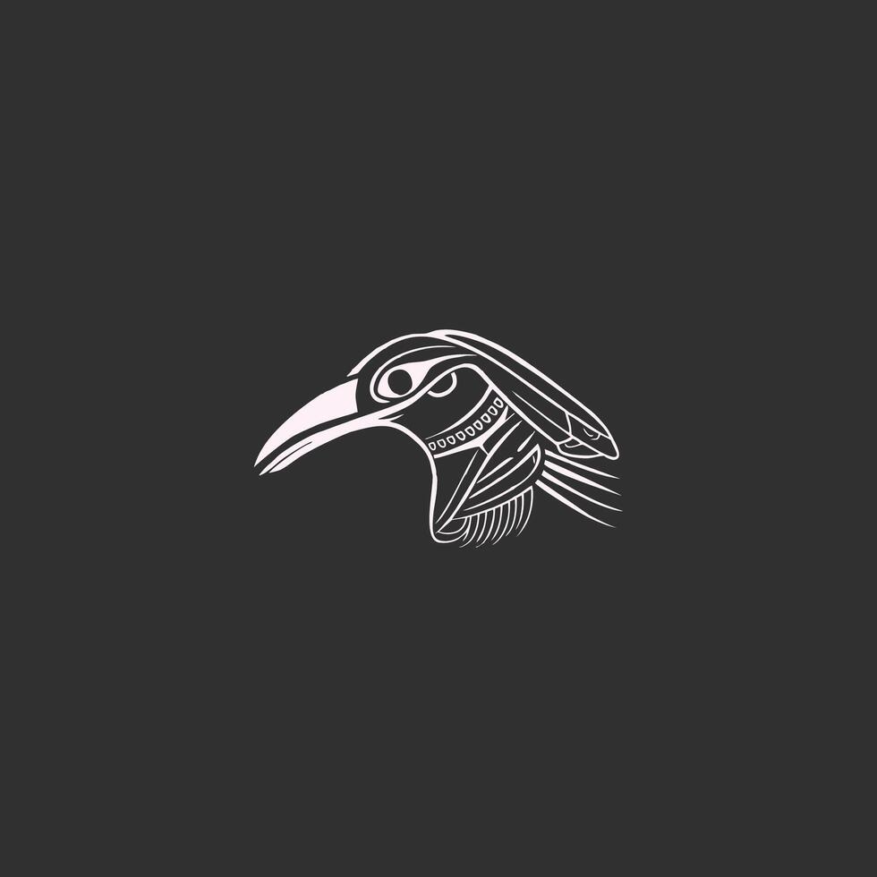 ai generiert ägyptisch Gott Horus Logo Symbol Design. elegant Luxus eben Vektor. vektor