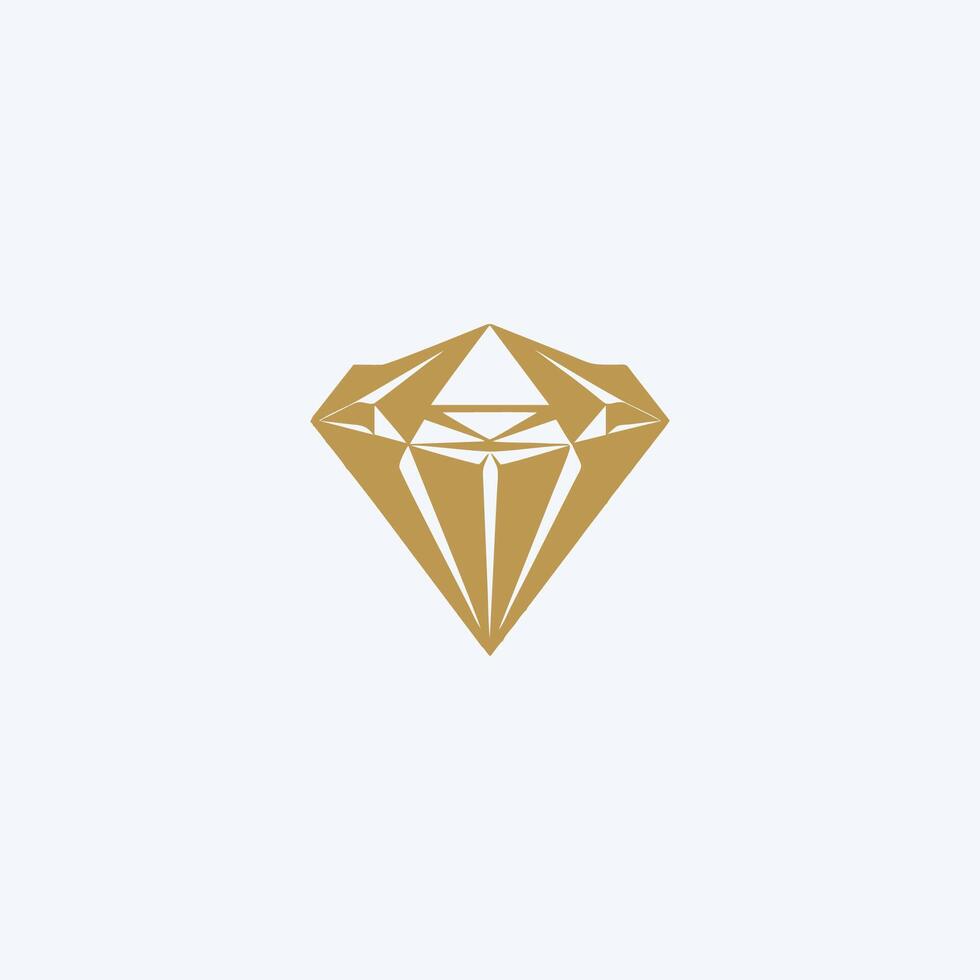 ai generiert Diamant Logo Design stilvoll Diamant Erfolg Unternehmen Symbol vektor