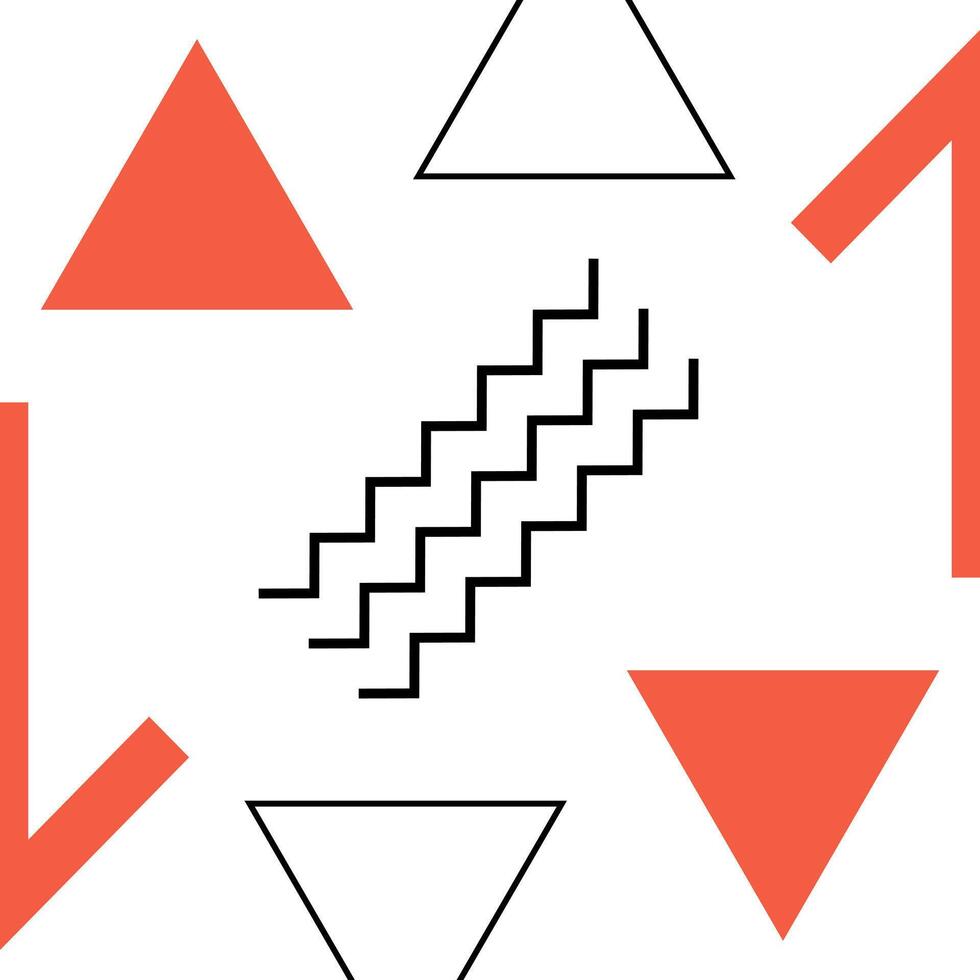 abstrakt memphis geometrisk form bakgrund vektor