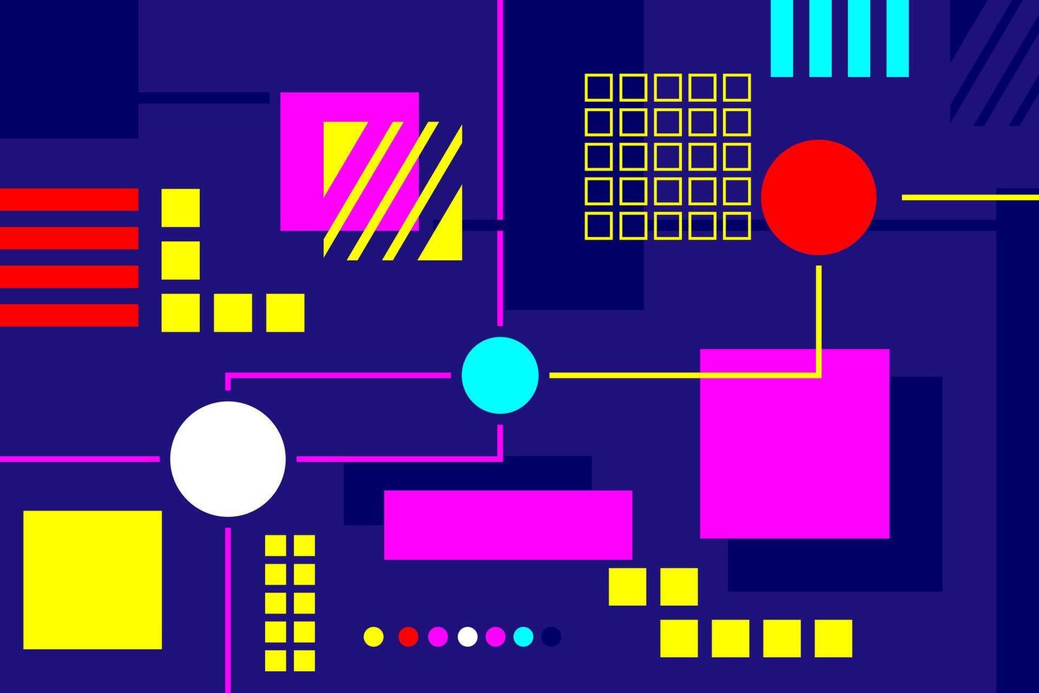 abstrakt Memphis geometrisch Muster Gradient gestalten Hintergrund Vorlage vektor