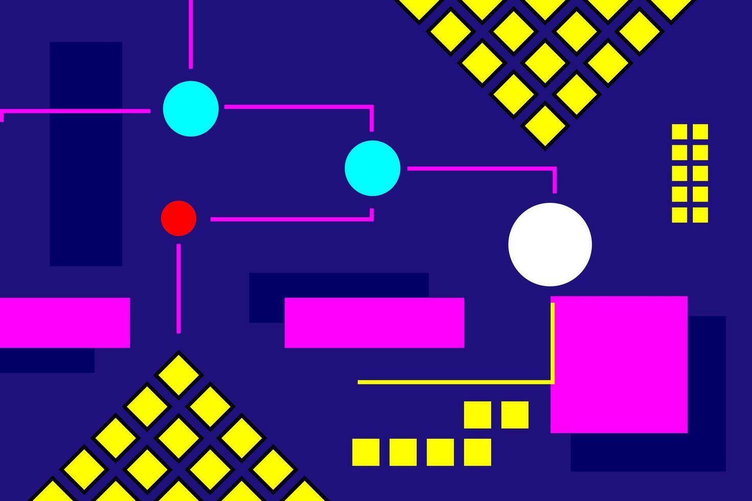 abstrakt Memphis geometrisch Muster Gradient gestalten Hintergrund Vorlage vektor