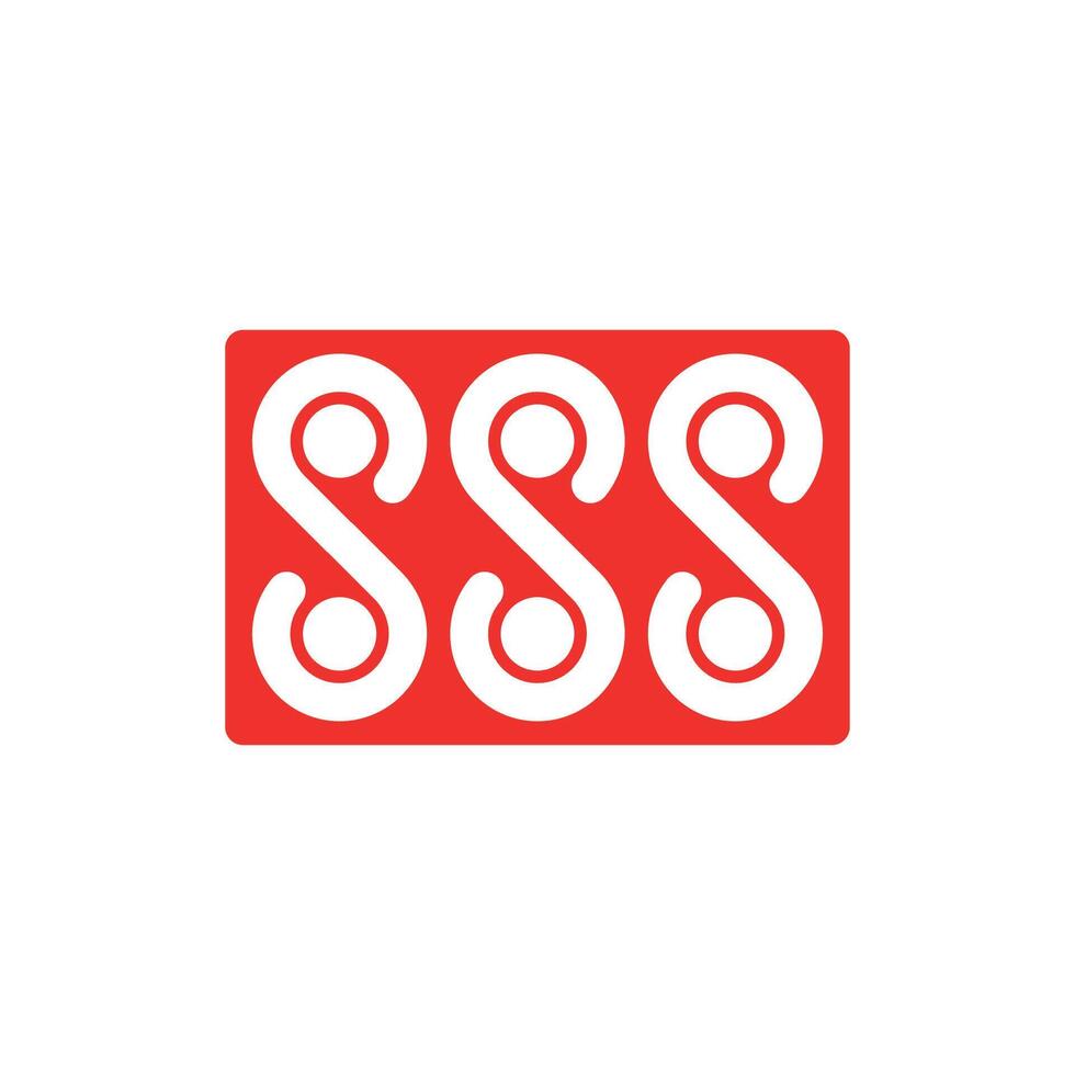 Vektor Geschäft Logo Design Brief sss.