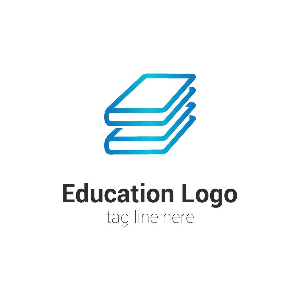 Bildung Konzept Design Logo Vektor mit das Initialen e.