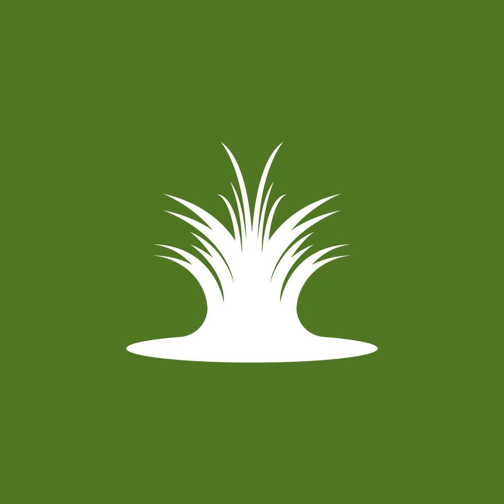 natur gräs ikon och symbol vektor mall