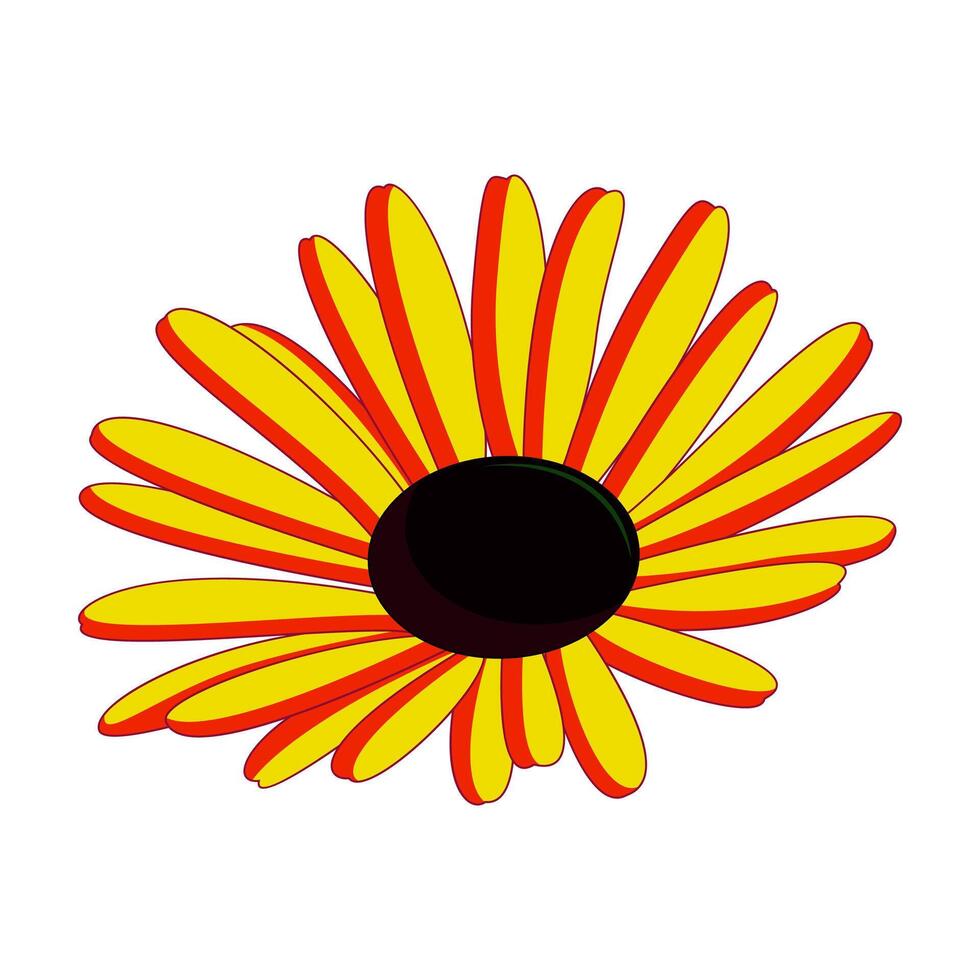 abstrakt Sonnenblume Symbol vektor