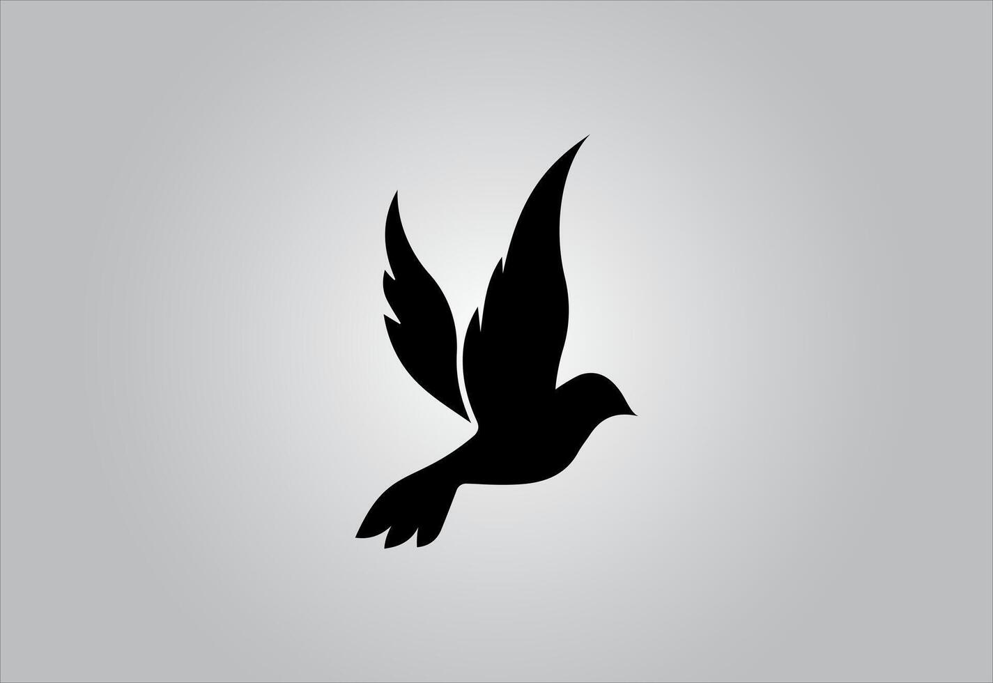 abstrakt Vogel Logo Design Vektor Illustration