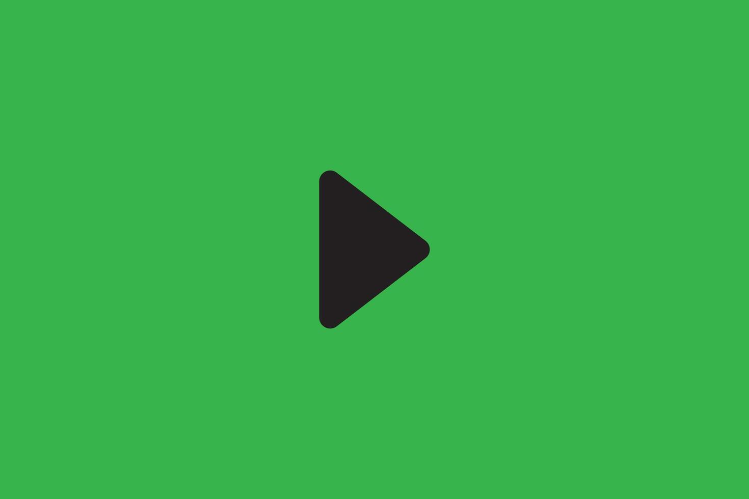 Vektor Grün Bildschirm Ende Video Aufnahmen Animation