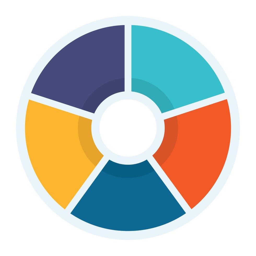 cirkel infographic diagram vektor