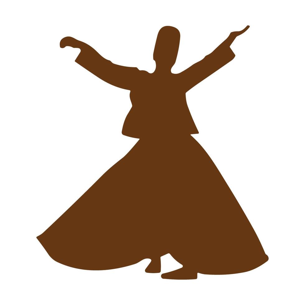 sufi dansa vektor