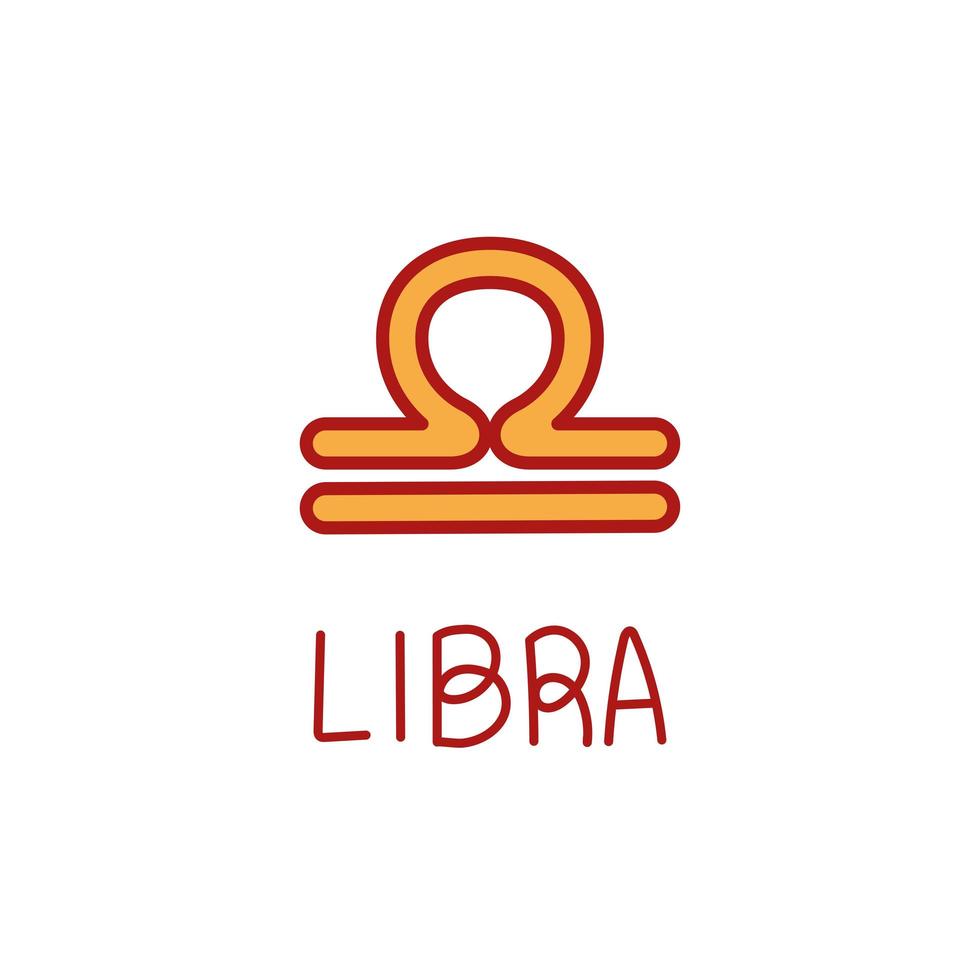 Libra symbol illustration vektor