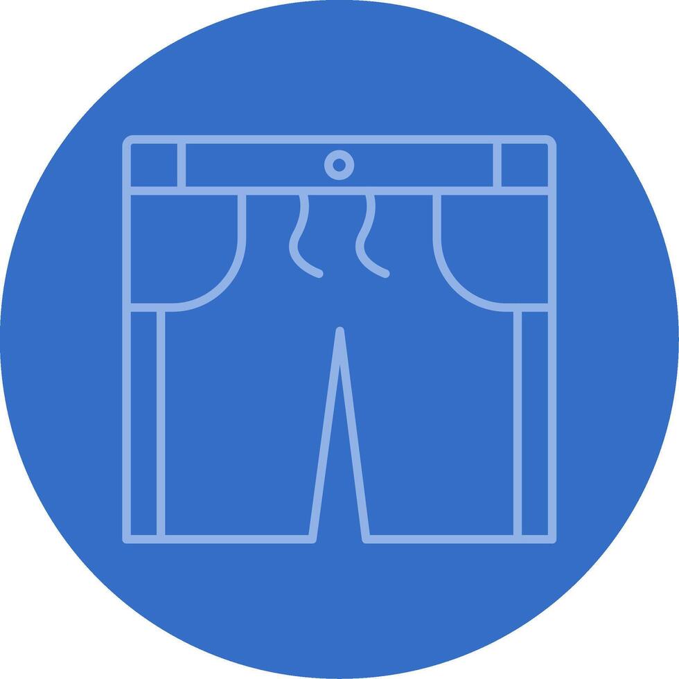 kurze Hose Gradient Linie Kreis Symbol vektor