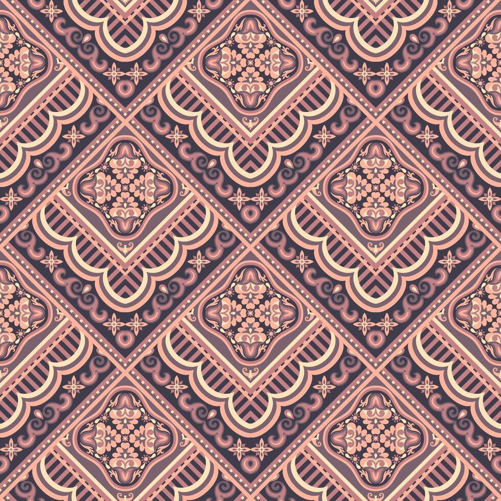 Vektor abstrakt Patch Muster. Mosaik Fliese Hintergrund