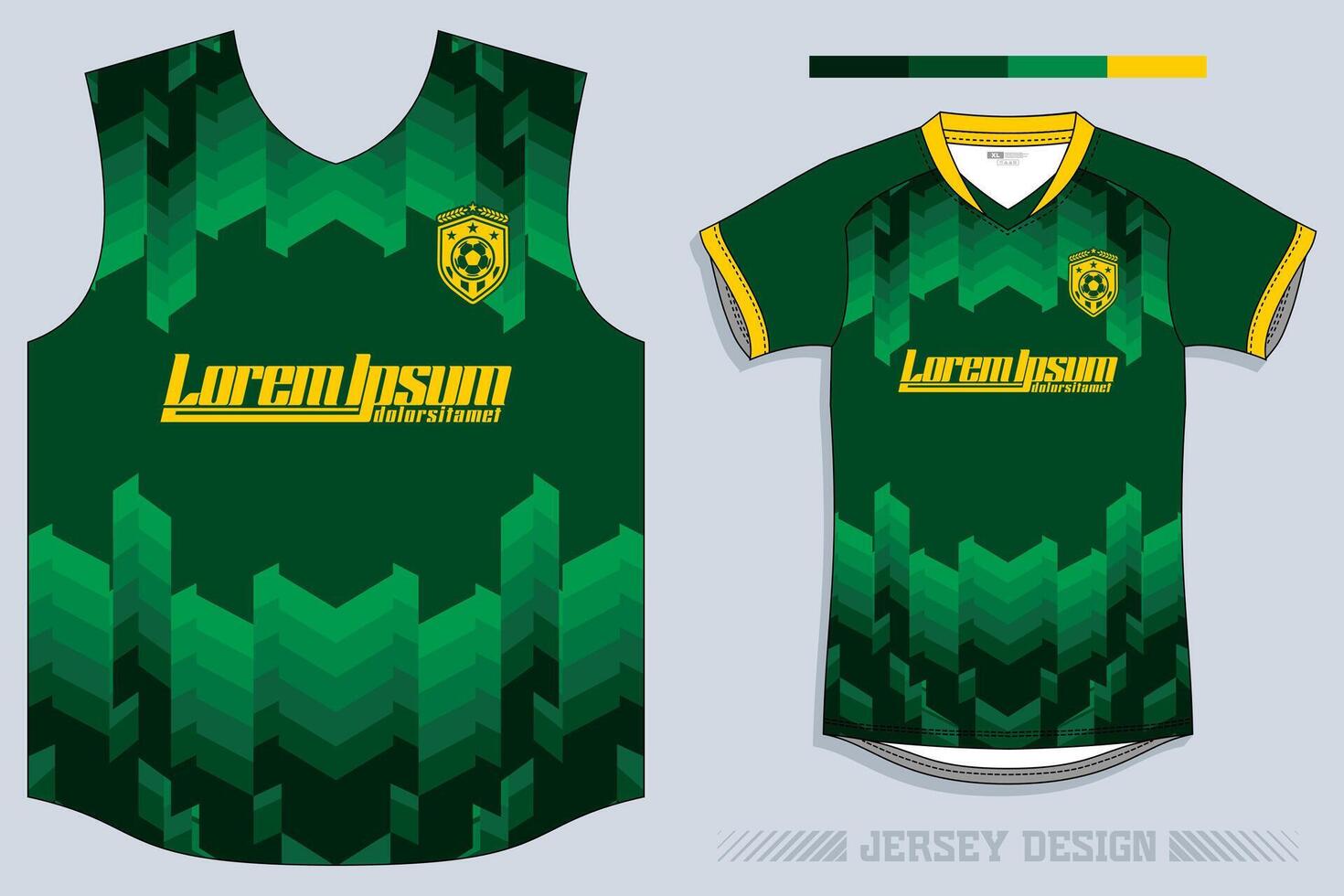 Sport Jersey und T-Shirt Vorlage Sport Jersey Design Vektor. Sport Design zum Fußball, Rennen, Spielen Jersey. Vektor. Profi Vektor