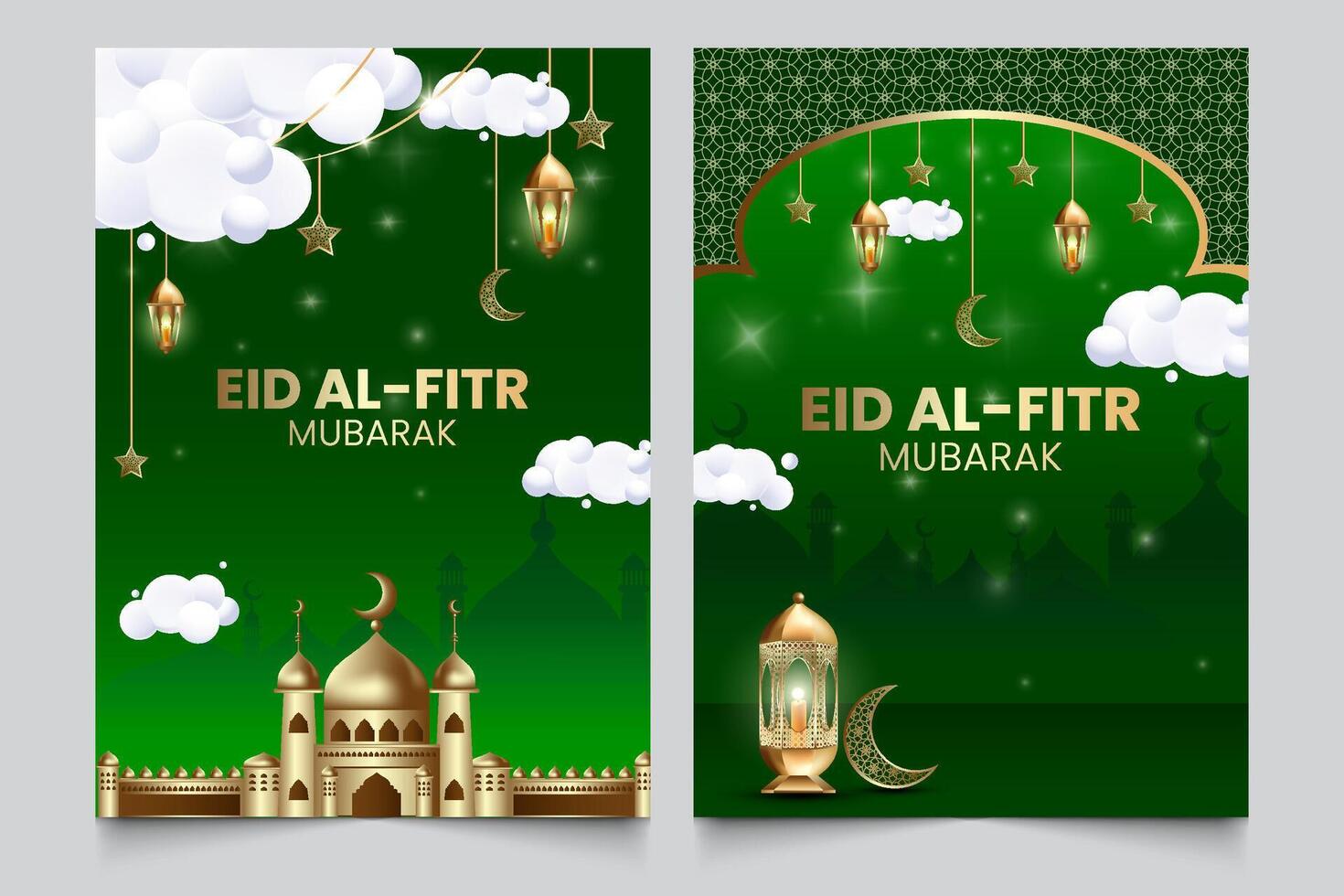Ramadan oder islamisch thematisch Banner. Hintergrund Farbe ist dunkel Grün vektor
