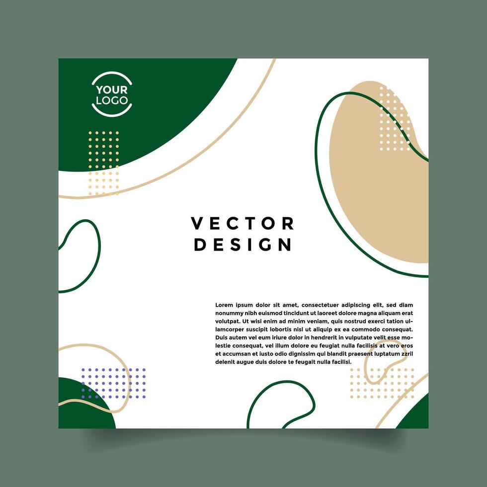 vektor färgrik försäljning social media posta design
