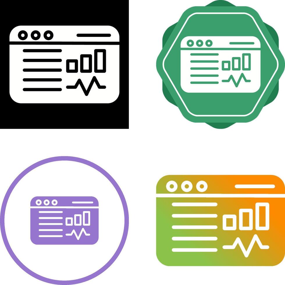 Sozial Medien Analytik Vektor Symbol