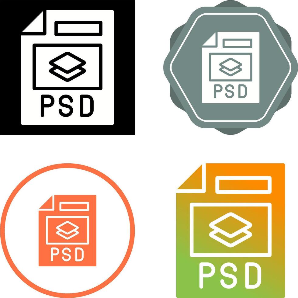 psd Datei Vektor Symbol