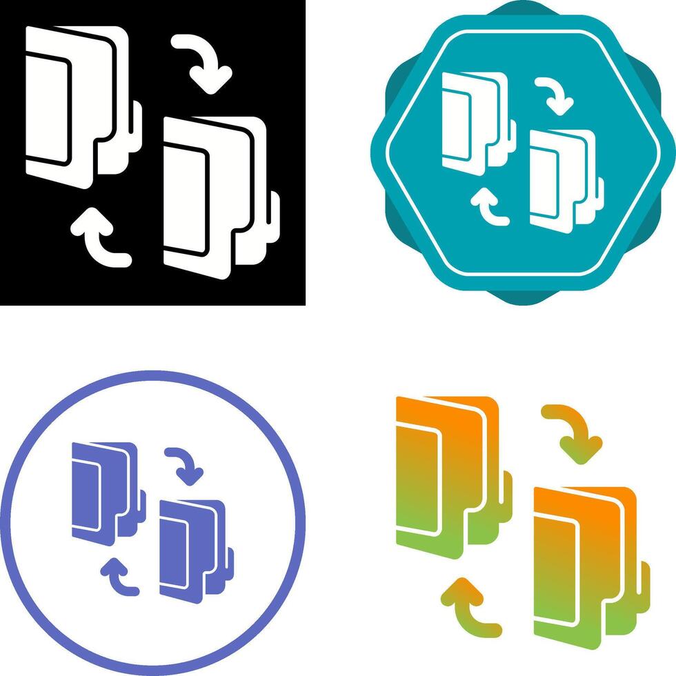 Mappe Verwaltung Vektor Symbol