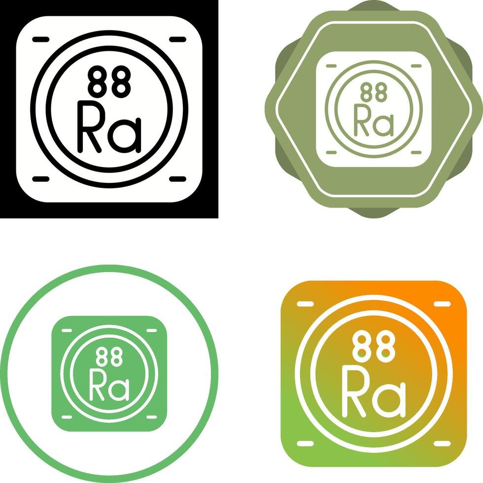 Radium Vektor Symbol