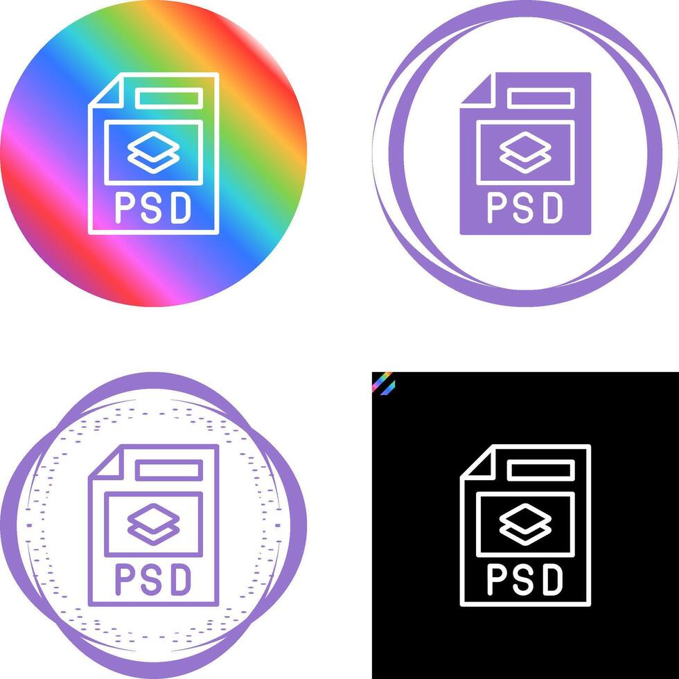 psd Datei Vektor Symbol