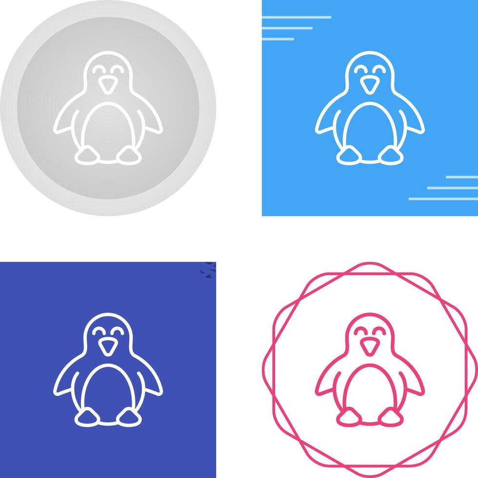 Pinguin-Vektor-Symbol vektor