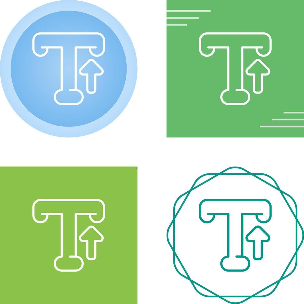 typografi vektor ikon
