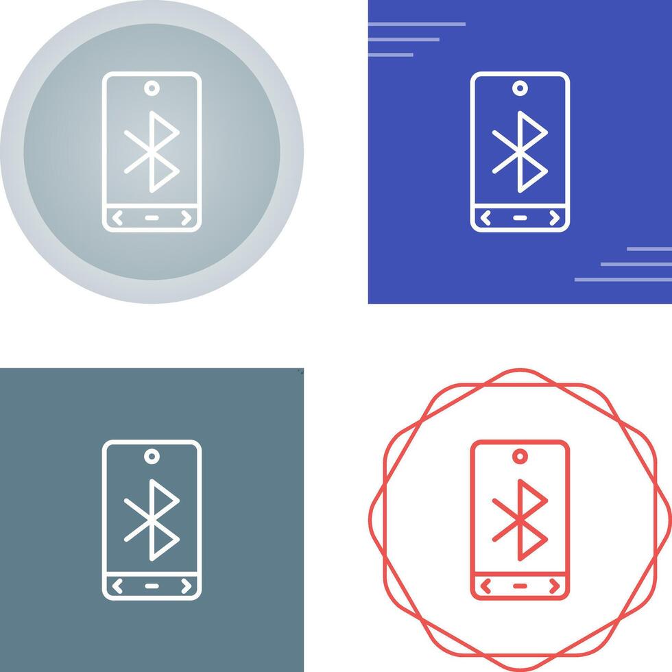 Bluetooth-Vektor-Symbol vektor