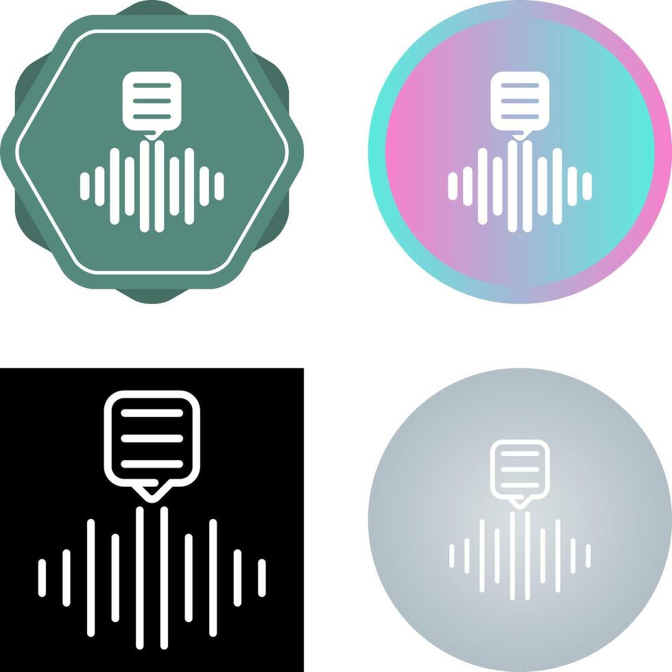 Digital Stimme Recorder Vektor Symbol