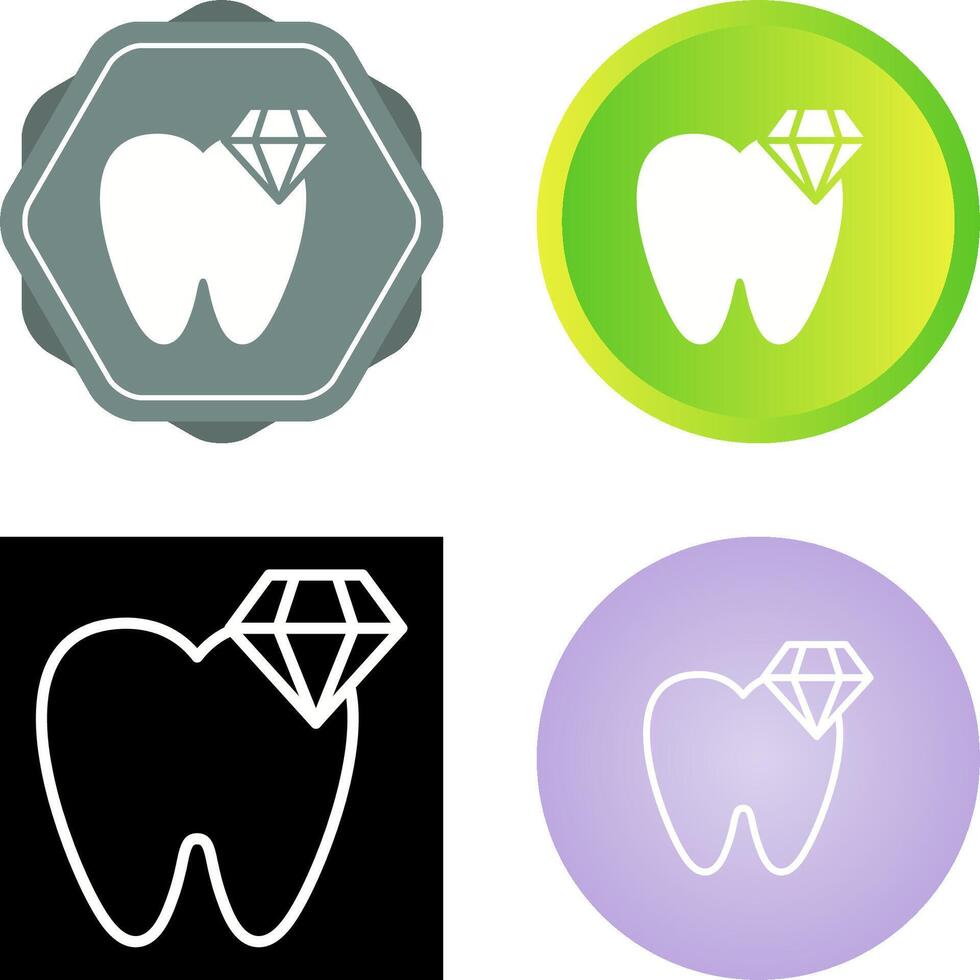 Weiß Zähne Vektor Symbol