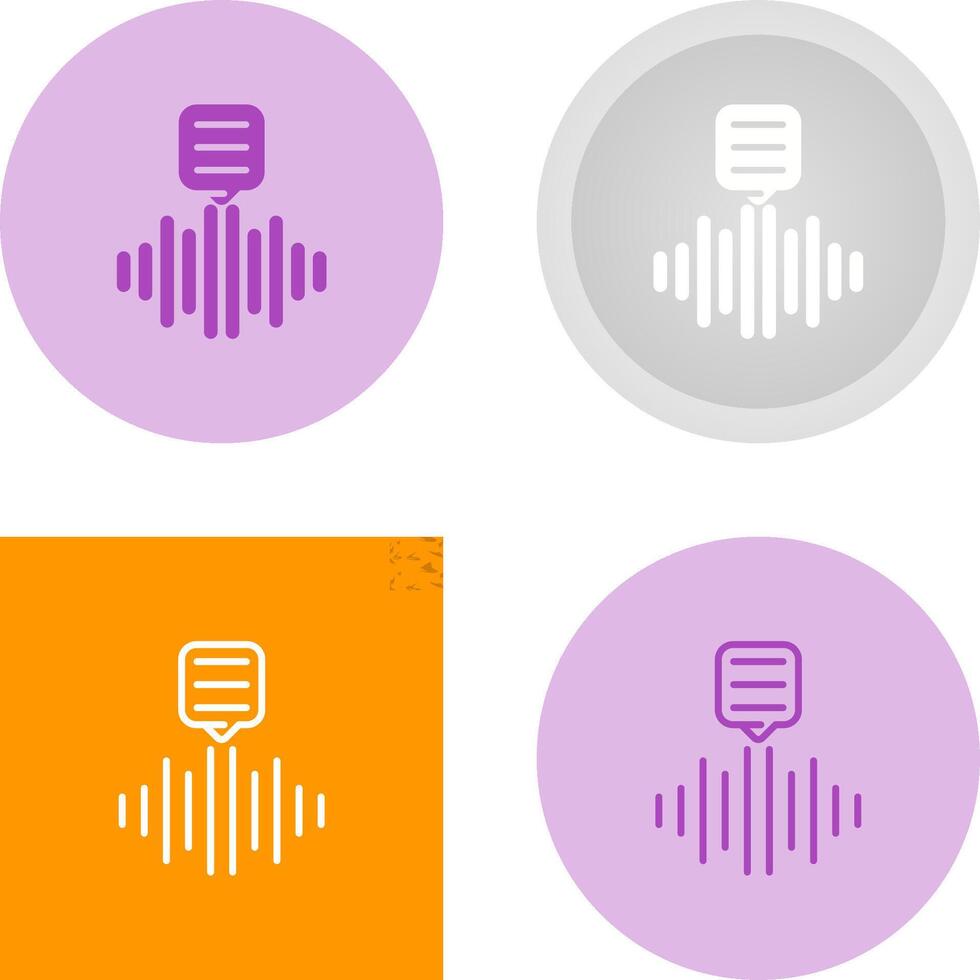 digital röst inspelare vektor ikon