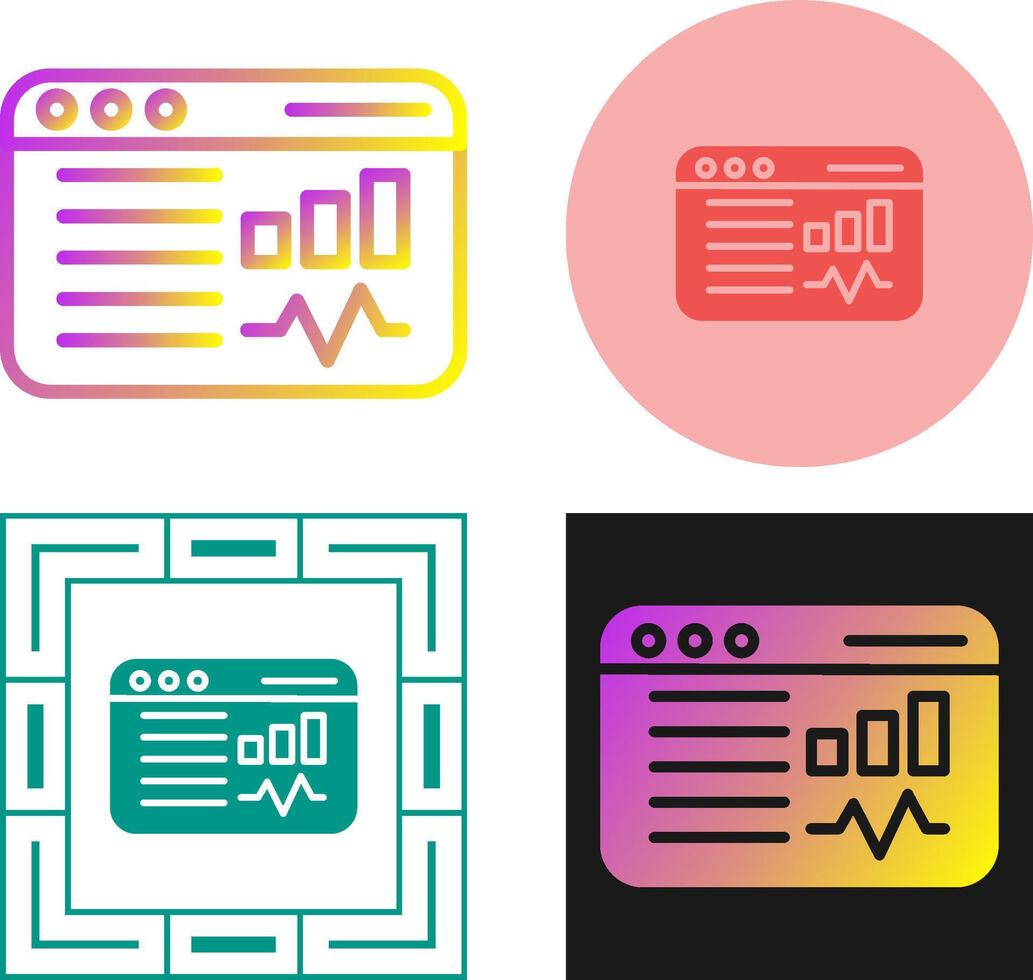 Sozial Medien Analytik Vektor Symbol