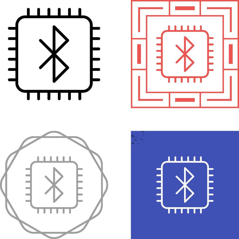 Bluetooth-Vektor-Symbol vektor